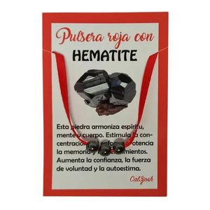 comprar pulsera roja con hematite